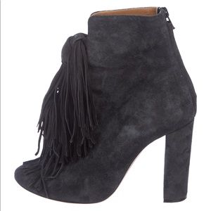 CHLOE Suede fringe boots